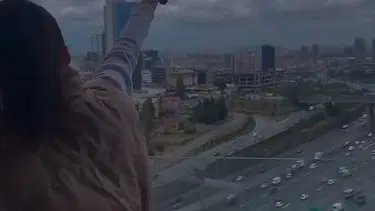 Rezidansta silahla havaya ateş açtı