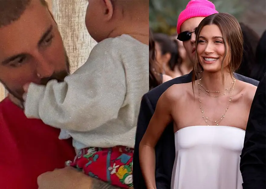 Justin Bieber babalığın tadını çıkarıyor 