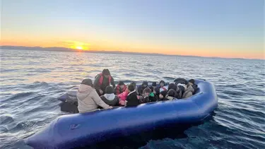 Ege Denizi'nde 32 kaçak göçmen yakalandı