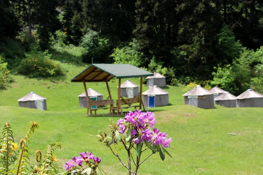 Türk oba kültürünün yaşatıldığı kamp alanına turist ilgisi 14