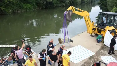 Bartın ırmağında varil içerisinde ceset bulundu