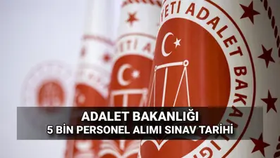 Adalet Bakanlığı 5 bin personel alımı sonuç ekranı: Zabıt katibi ve infaz koruma memuru (İKM) alımı sınavları ne zaman?