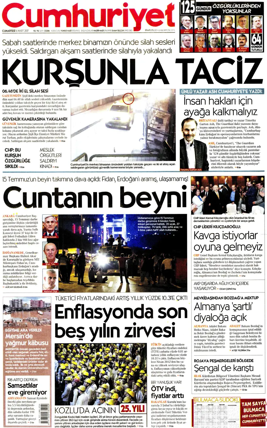 Günün gazete manşetleri - 04.03.2017 4