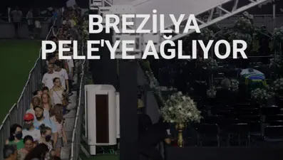 Futbol efsanesi Pele son yolculuğuna uğurlanıyor