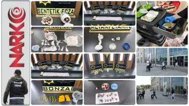 Uşak’ta 4 uyuşturucu satıcı tutuklandı