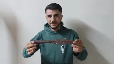 Mantar ararken tarihi eser buldu