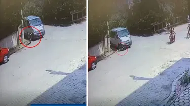 Kendisini kovalayan sürücüden kaçan çocuk başka bir aracın altında kaldı
