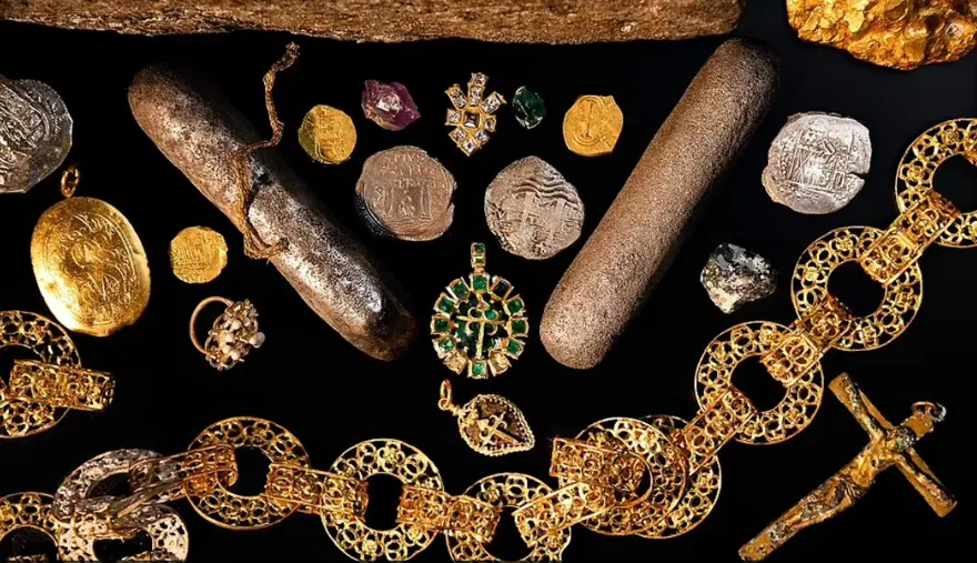 Altın sikkeler ve paha biçilemez mücevherler: 350 yıl önce batan geminin hazineleri ortaya çıktı 1