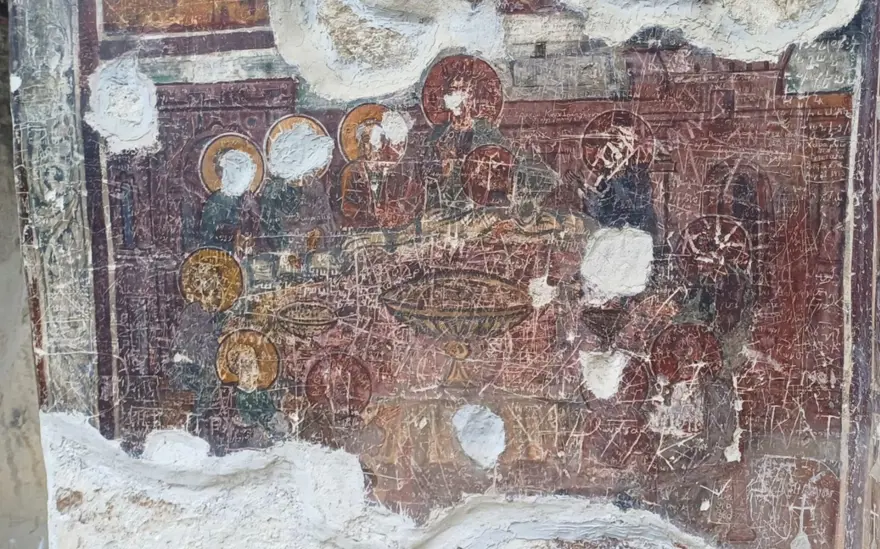 Sümela Manastırı'nın freskleri restorasyonla gün yüzüne çıkarılıyor 8