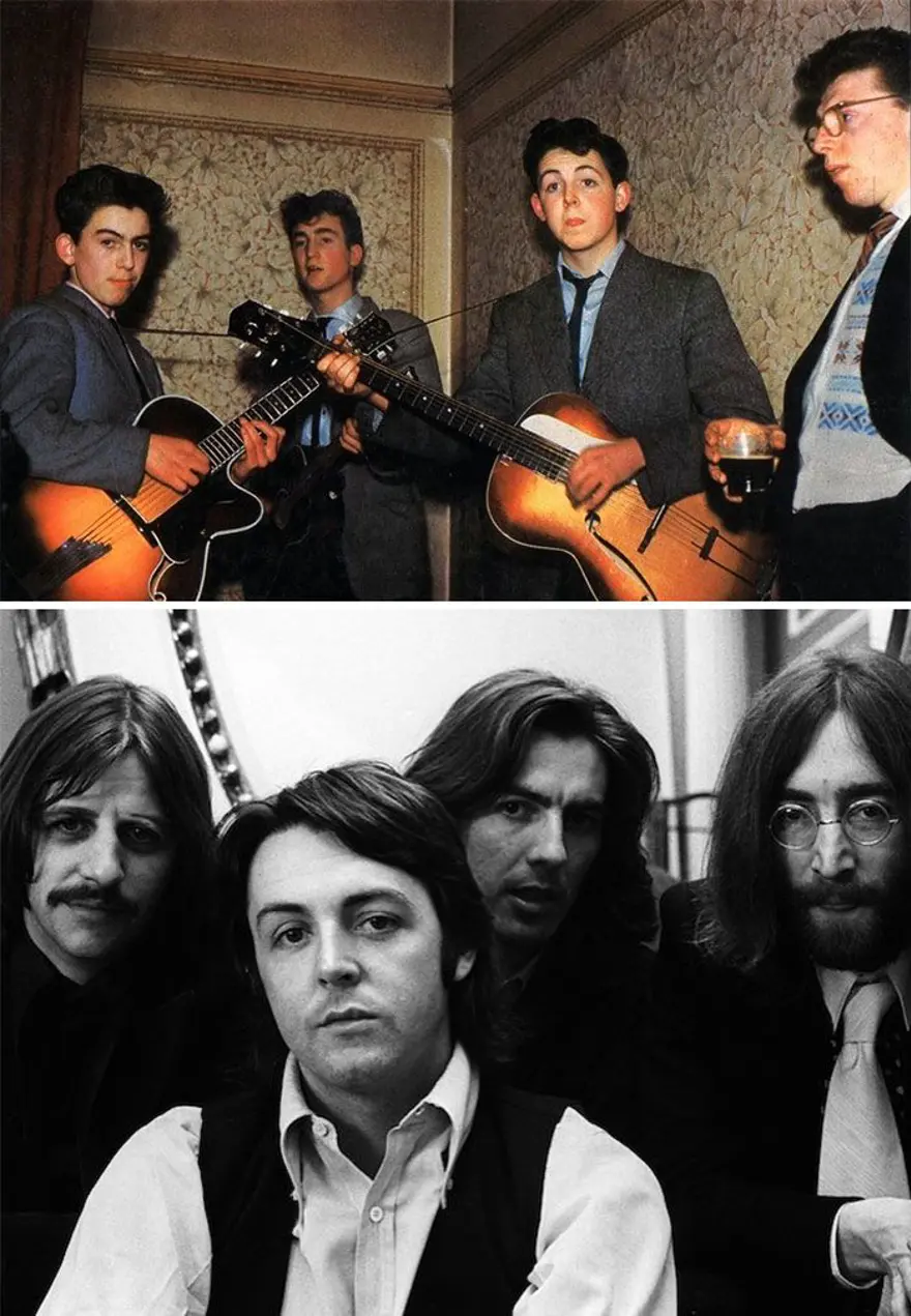 Efsanevi müzik gruplarının ünlü olmadan önceki ve sonraki halleri 7 Efsanevi müzik gruplarının ünlü olmadan önceki ve sonraki halleri 7