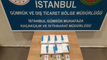 Sabiha Gökçen'de kaçak ilaç operasyonu