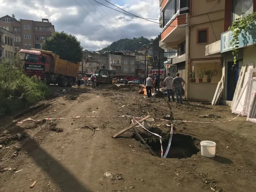 Ordu'da selin yaraları sarılıyor 