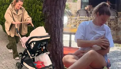 Burcu Biricik'ten kızı Luna'yla paylaşım: Gel dünyaları gezelim seninle