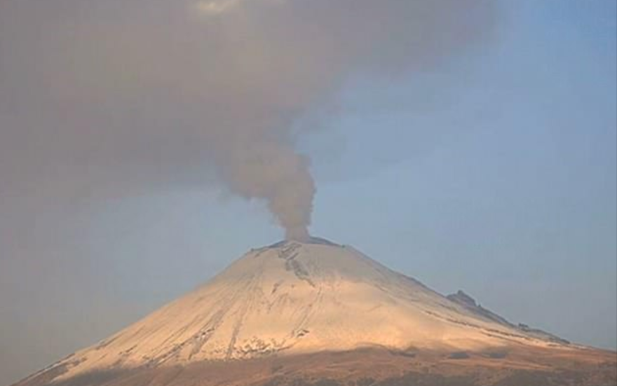 Meksika'da Popocatepetl Yanardağı patladı 