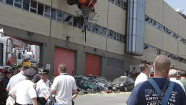 New York'ta film gibi kaza