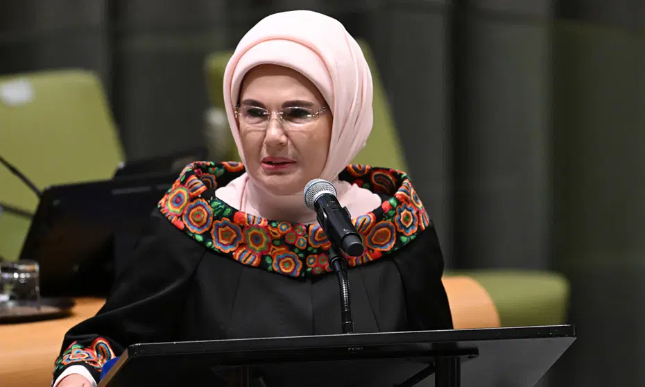 Emine Erdoğan BM'de konuştu: Kullan-at kültüründen uzaklaşmalıyız