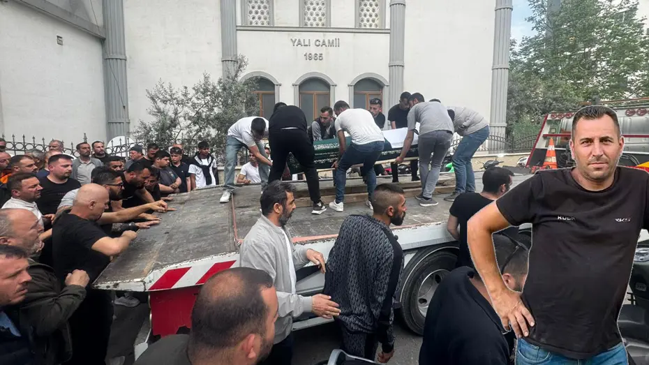 Komşusunun öldürdüğü esnaf, kendi aracıyla uğurlandı