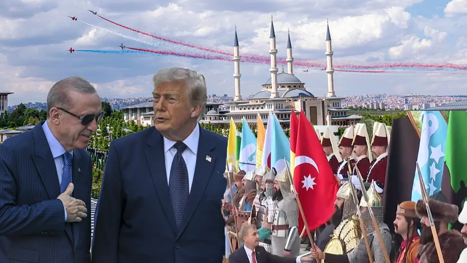 Trump'a Ankara'da anlamlı karşılama. “ABD’li gazeteciler gelip sordu”