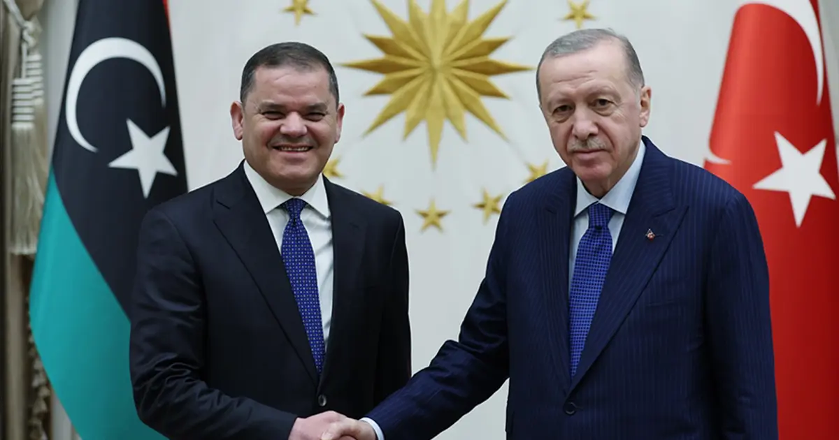 Cumhurbaşkanı Erdoğan, Libya Başbakanı Dibeybe ile görüştü