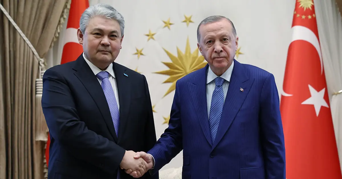 Cumhurbaşkanı Erdoğan, Kazakistan Dışişleri Bakanı Koşerbayev ile görüştü