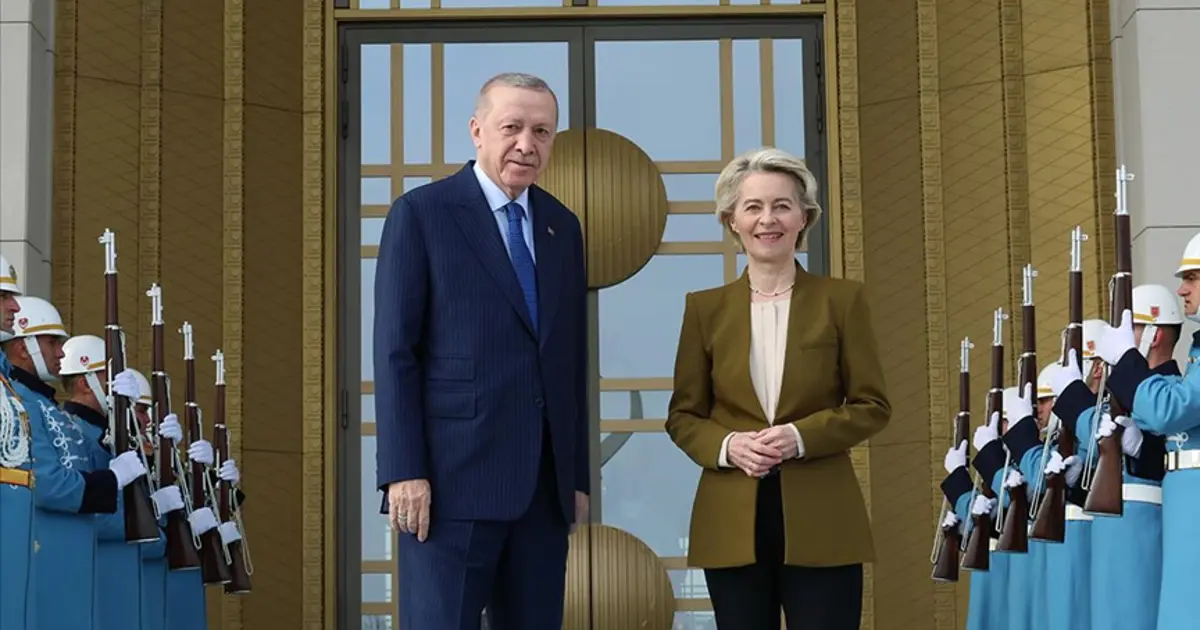 Cumhurbaşkanı Erdoğan, Ursula von der Leyen ile görüştü
