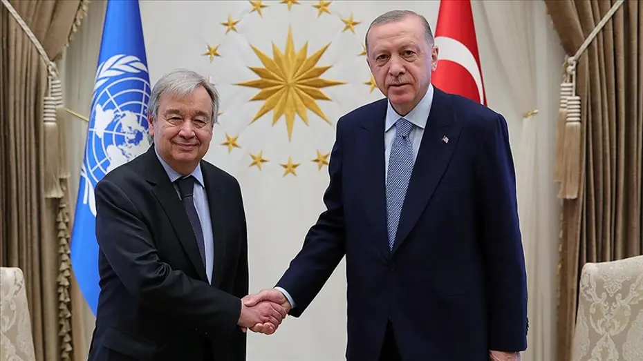 Cumhurbaşkanı Erdoğan, BM Genel Sekreteri Guterres ile telefonda görüştü