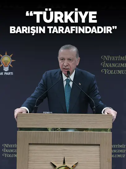 Cumhurbaşkanı Erdoğan: Türkiye barışın tarafındadır