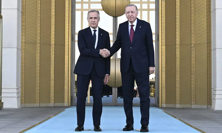 Cumhurbaşkanı Erdoğan, Kanada Başbakanı Carney'i resmi törenle karşıladı 