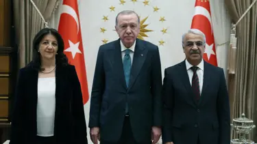 Cumhurbaşkanı Erdoğan DEM Parti heyeti ile görüştü