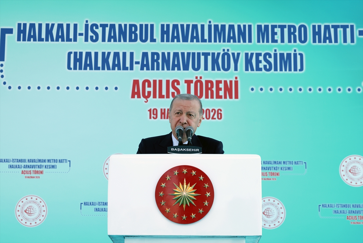 Halkalı-İstanbul Havalimanı metrosu açıldı. Cumhurbaşkanı Erdoğan: 31 Temmuz'a kadar ücretsiz