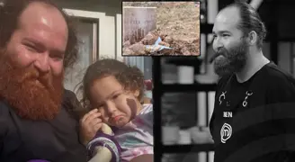 Kızının vedası yürek burktu