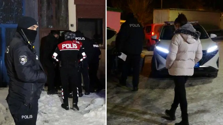 Erzurum'da evde alıkonulan kadını itfaiye kurtardı