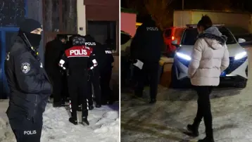 Erzurum'da evde alıkonulan kadını itfaiye kurtardı