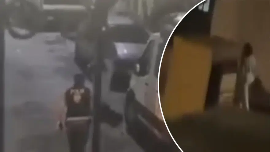 Esenler'de korku dolu anlar: Polisi görünce boğazına bıçak dayadı