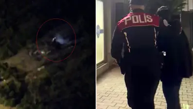 Esenyurt'ta korkutan görüntü. Ellerine silah alan çocuklar boş arazide atış yaptı
