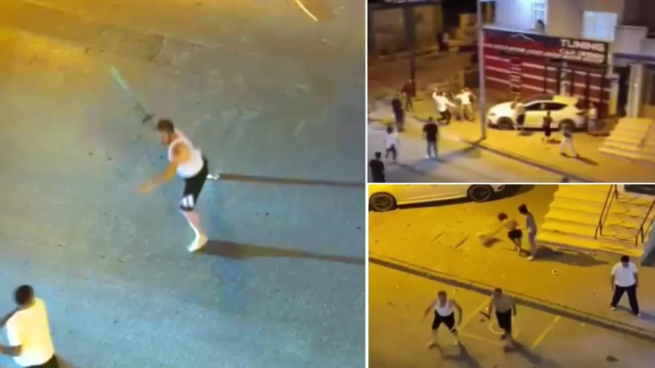 Esenyurt'ta mahalle karıştı, iki kişi kılıç çekti