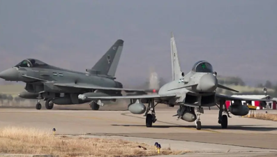 Katar'da üçlü zirve. Eurofighter savaş uçağında sona doğru