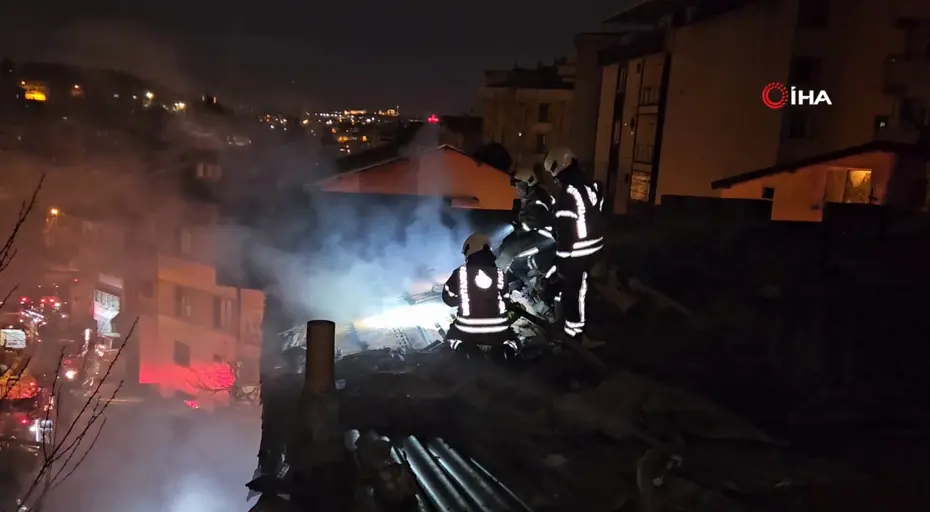 İstanbul’da gecekondu yangını. Evden çıkamadı, yangında can verdi