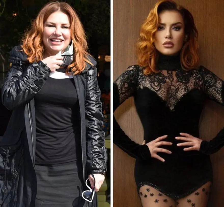 36 bedene ulaşan Deniz Seki 26 yıl önceki elbisesiyle 4 36 bedene ulaşan Deniz Seki 26 yıl önceki elbisesiyle 4