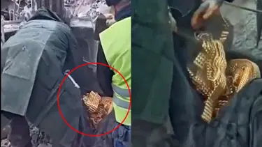Enkazdan çıkan dev servetin sahibi ortaya çıktı