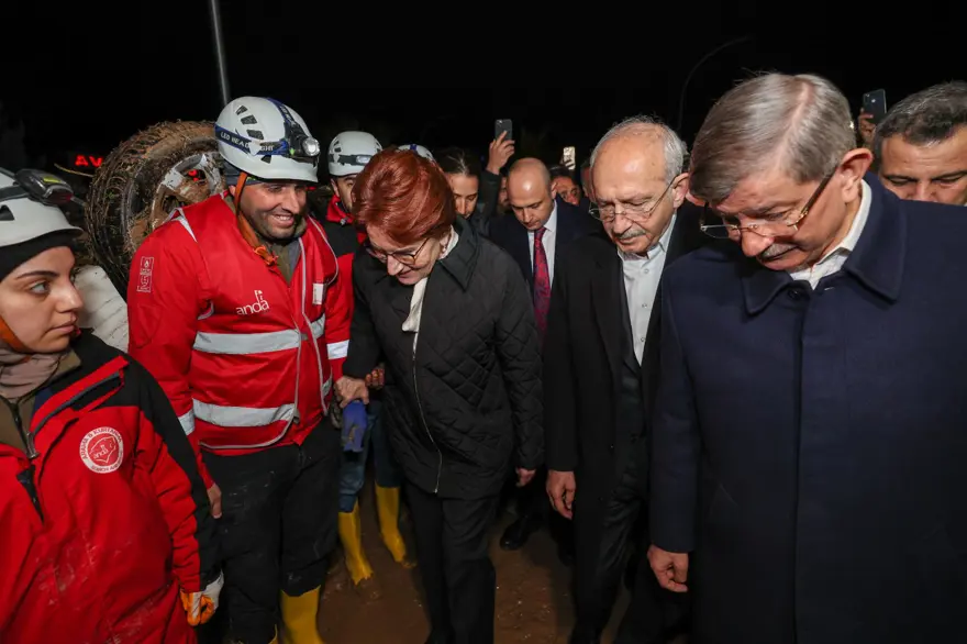 Kılıçdaroğlu, Akşener ve Davutoğlu selin vurduğu Şanlıurfa'da 