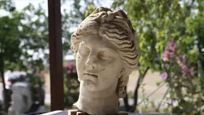 Laodikya'da "Hygieia" heykelinin başı bulundu