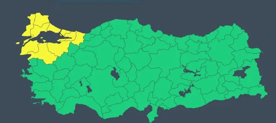 10 İL İÇİN UYARI 5