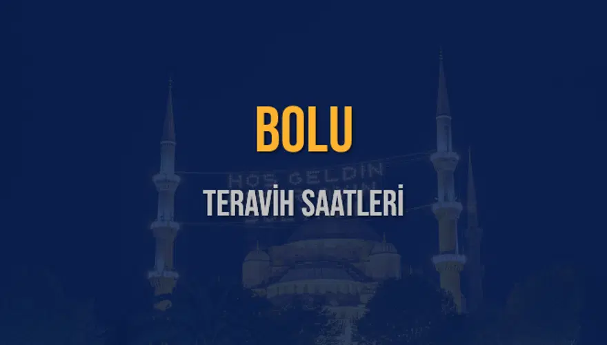 BOLU TERAVİH SAATLERİ 5