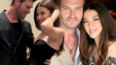 Kıvanç Tatlıtuğ ile Başak Dizer'den mutluluk pozu