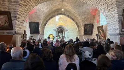 Aziz Anna Kilisesi 14 yıl sonra ibadete açıldı