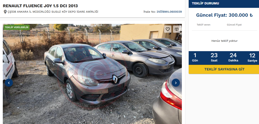 Kamu araçları 250 bin liraya satışta: Kamu araçları satış ihalesine nasıl girilir? (E-İhale giriş ekranı) 6