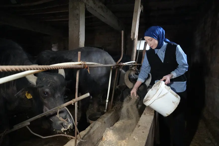 Devlet desteğiyle kendi çiftliğini kurdu: Köyün simgesi oldu 3