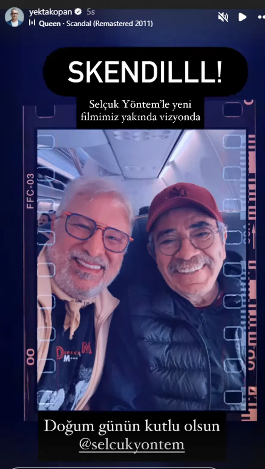 Usta oyuncu Selçuk Yöntem 72 yaşında: "İyi ki doğmuşsun" 3