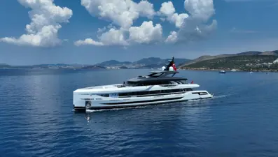 Bodrum'da 50 metrelik süper yat için tören: 1.2 milyara satıldı